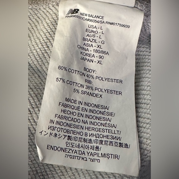 New Balance x NYC Marathon Gray Joggers Men’s Size L - Picture 9 of 10